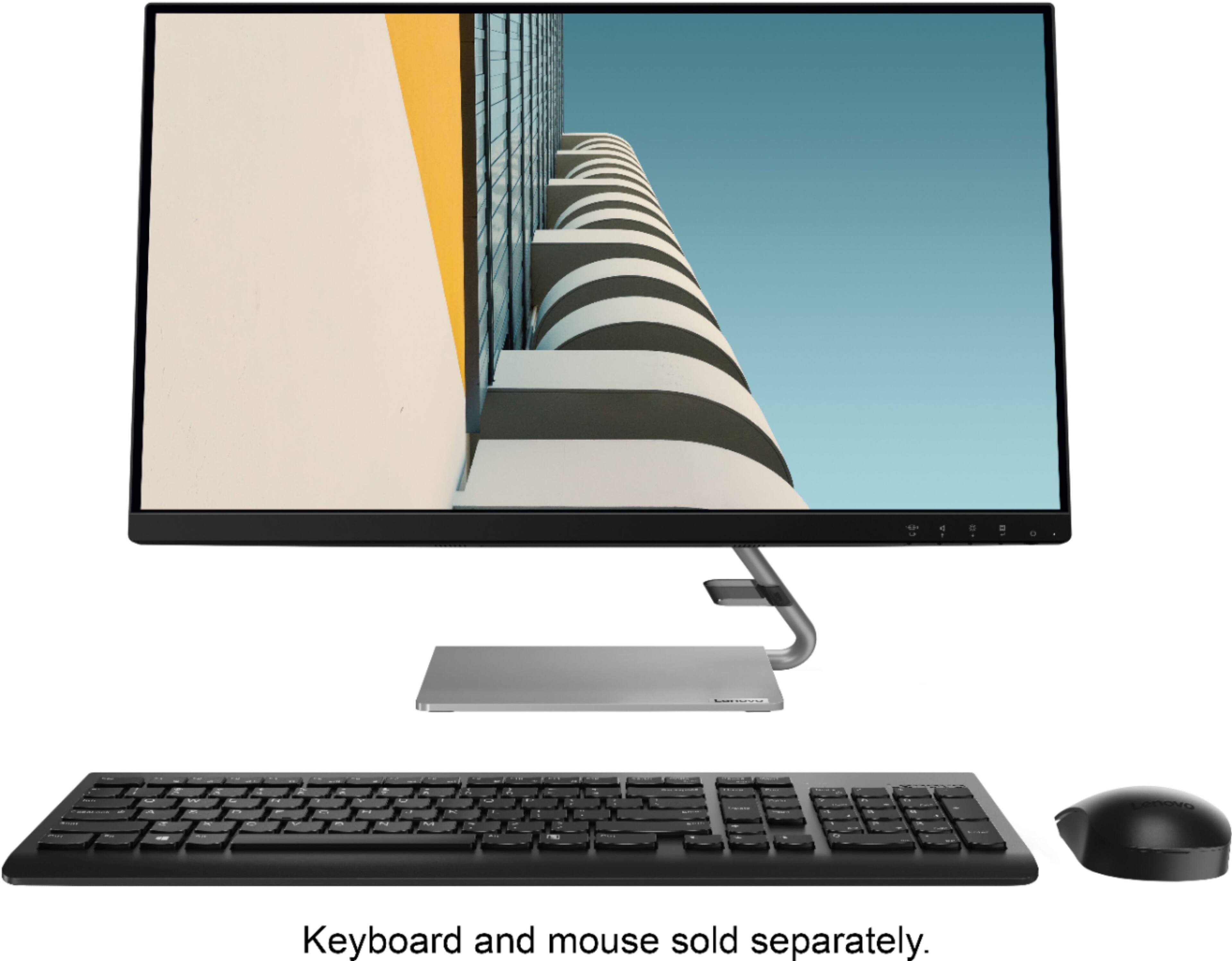 Alt View 22. Lenovo - Geek Squad Certified Refurbished Q27q-1L 27" IPS LED QHD FreeSync Monitor (DisplayPort, HDMI) - Black.