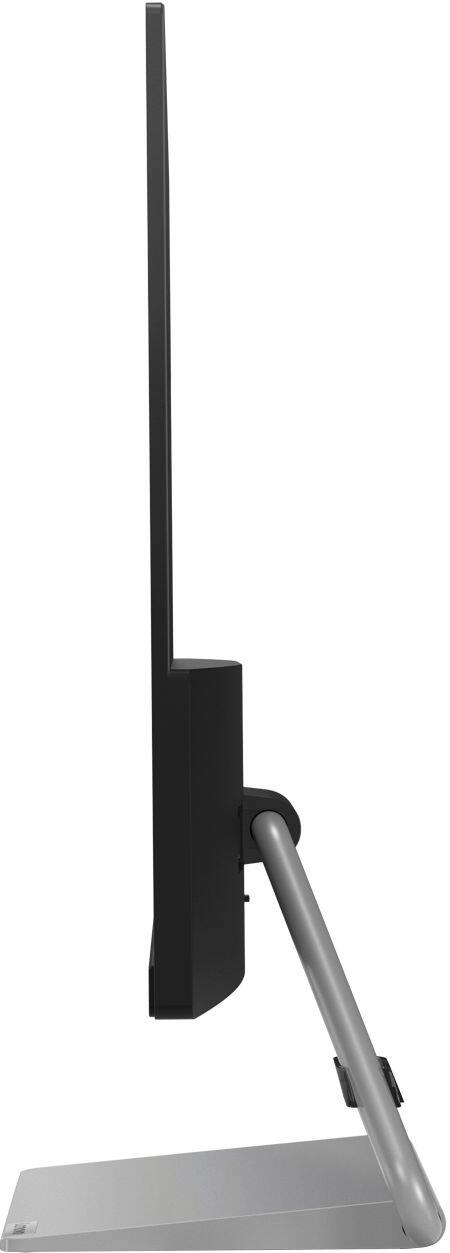 Left. Lenovo - Geek Squad Certified Refurbished Q27q-1L 27" IPS LED QHD FreeSync Monitor (DisplayPort, HDMI) - Black.