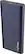Angle. myCharge - Razor Xtreme 26,800 mAh Portable Charger for Most USB-Enabled Devices - Midnight Navy.