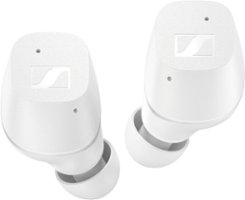 Sennheiser - CX True Wireless Earbud Headphones - White - Front_Zoom