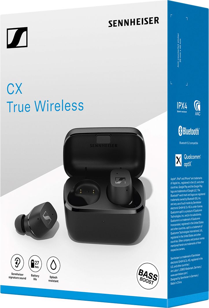 Best Buy: Sennheiser CX True Wireless Earbud Headphones Black CX
