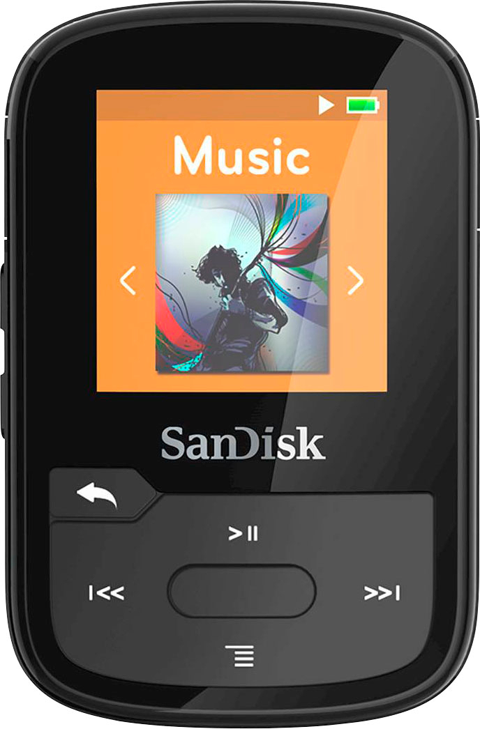 Best Buy: SanDisk Clip Sport Plus 32GB MP3 Player Black SDMX32-032G-G46K