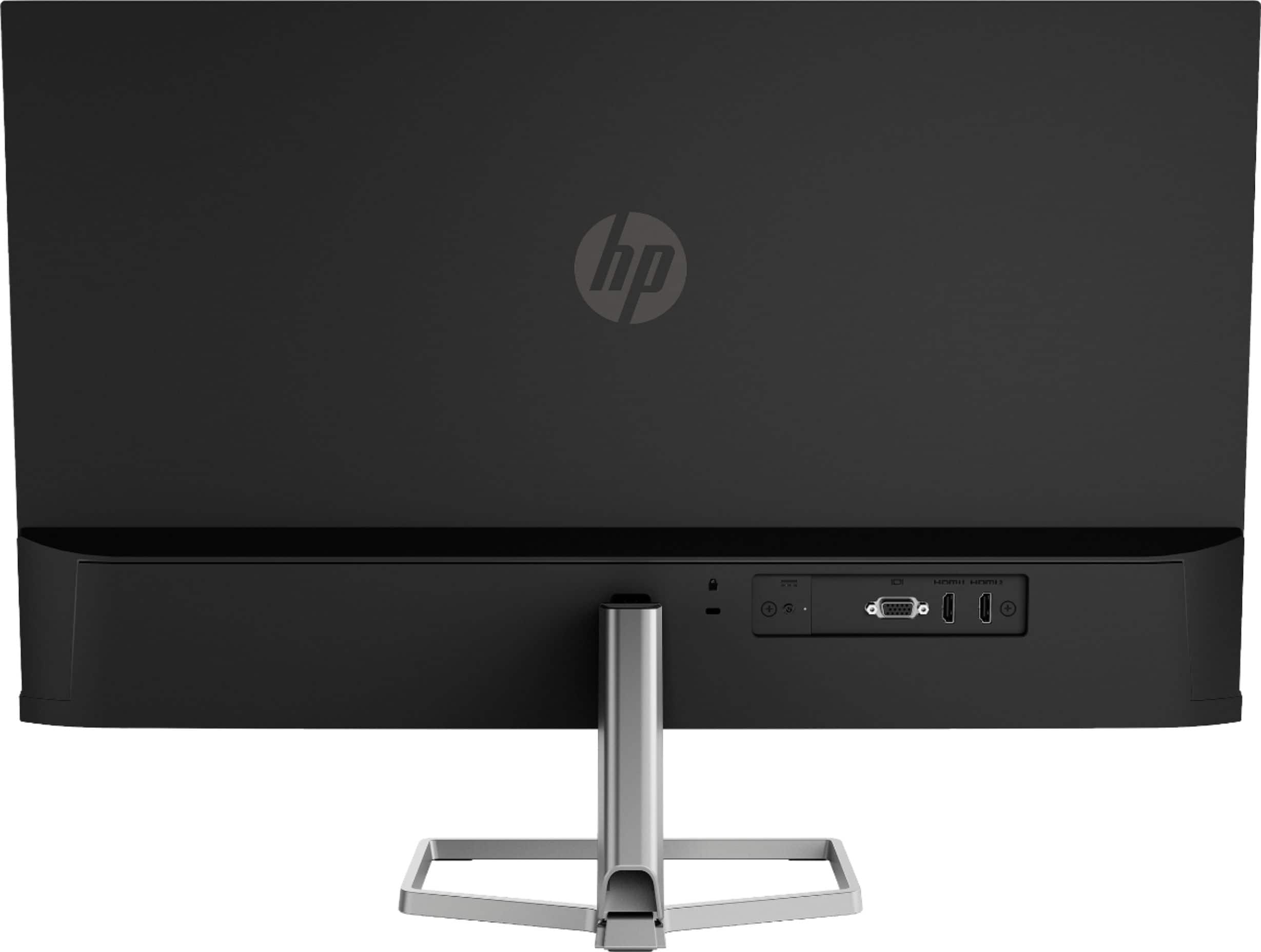 Back. HP - Geek Squad Certified Refurbished 27" IPS LED FHD FreeSync Monitor - Silver And Black.