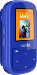 SanDisk - Clip Sport Plus 32GB MP3 Player - Blue - Angle_Zoom