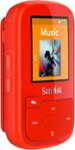 Angle. SanDisk - Clip Sport Plus 32GB MP3 Player - Red.