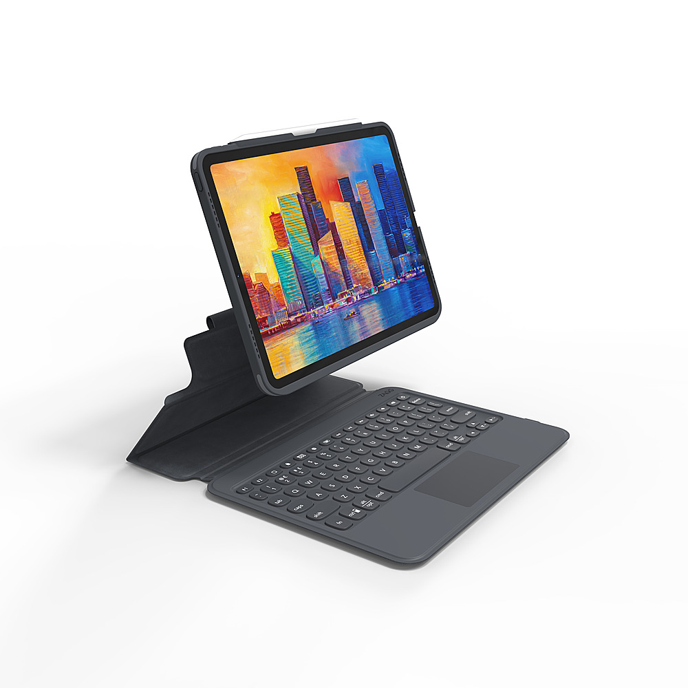 ZAGG - Pro Keys with Trackpad Wireless Keyboard & Case for Apple iPad Air 10.9" (2020, 2022) and iPad Pro 11" (2018-2021) - Black