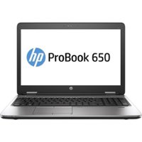 HP - Geek Squad Certified Refurbished ProBook 15.6" Laptop - Intel Core i7 - 8GB Memory - 256GB Solid State Drive - Black - Front_Zoom