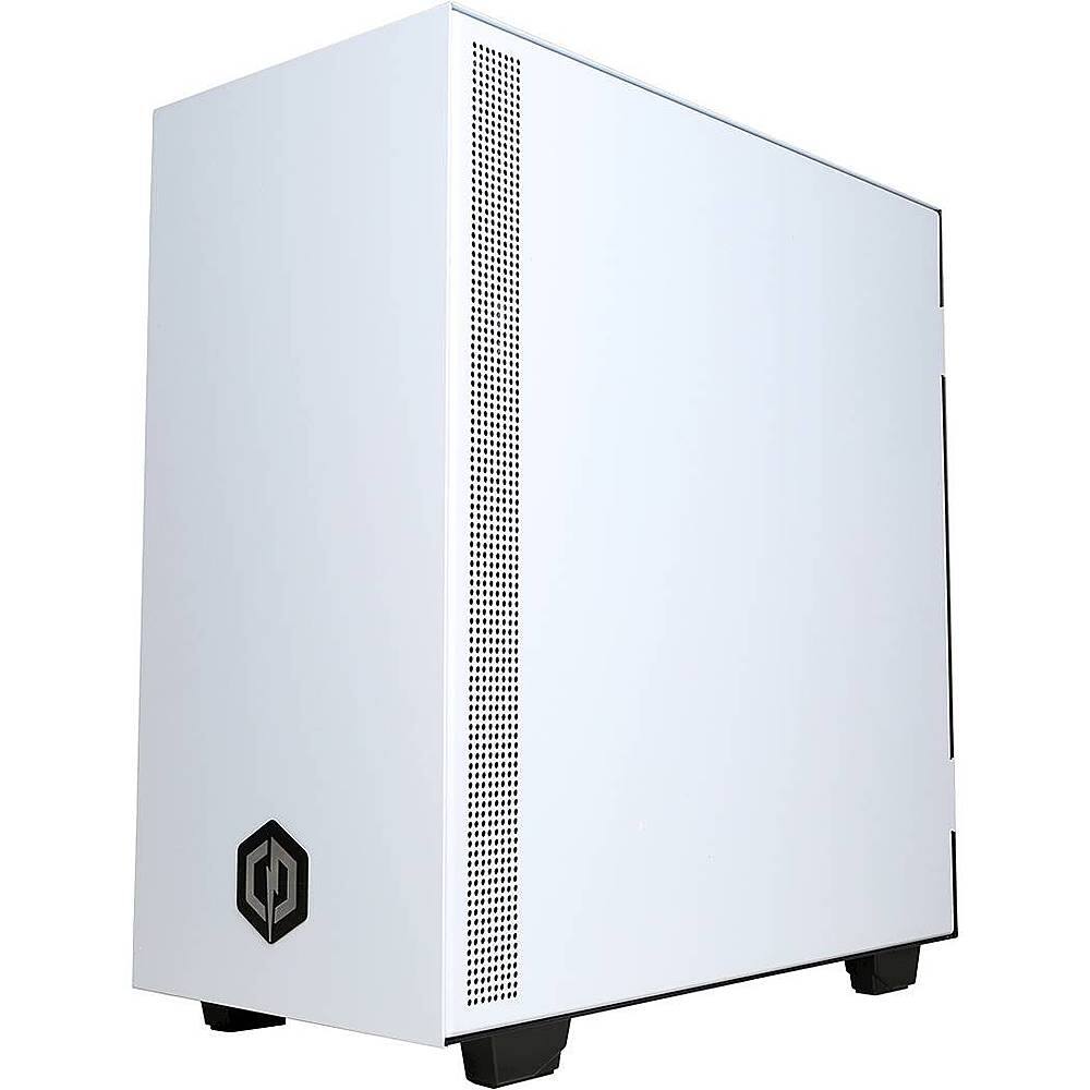 Left View: CyberPowerPC - Gamer Supreme Gaming Desktop - Intel Core i9-11900KF - 16GB Memory - NVIDIA GeForce RTX 3060 - 2TB HDD + 500GB SSD - White