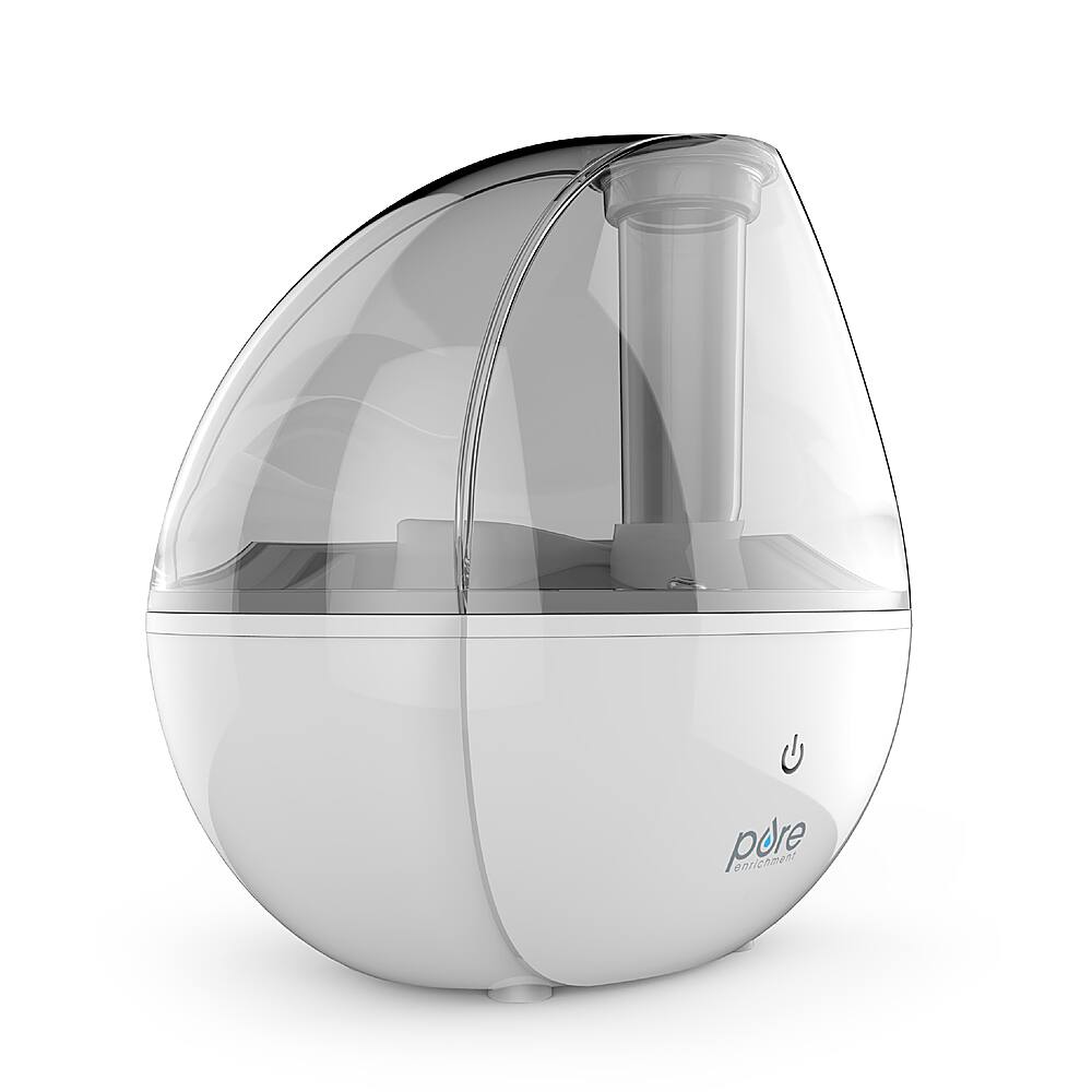 Alt View 12. Pure Enrichment - MistAir Silver 0.4 Gal. Ultrasonic Cool Mist Humidifier - White.