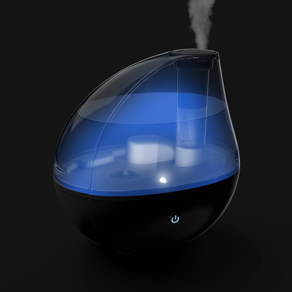 Alt View 15. Pure Enrichment - MistAir Silver 0.4 Gal. Ultrasonic Cool Mist Humidifier - White.