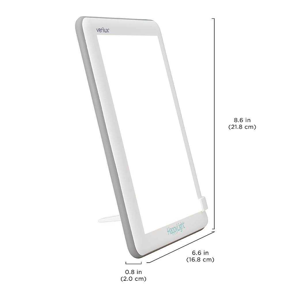 Alt View 15. Verilux - HappyLight Lucent UV-Free LED Light Therapy Lamp, 35 sq in Lens Size - White.