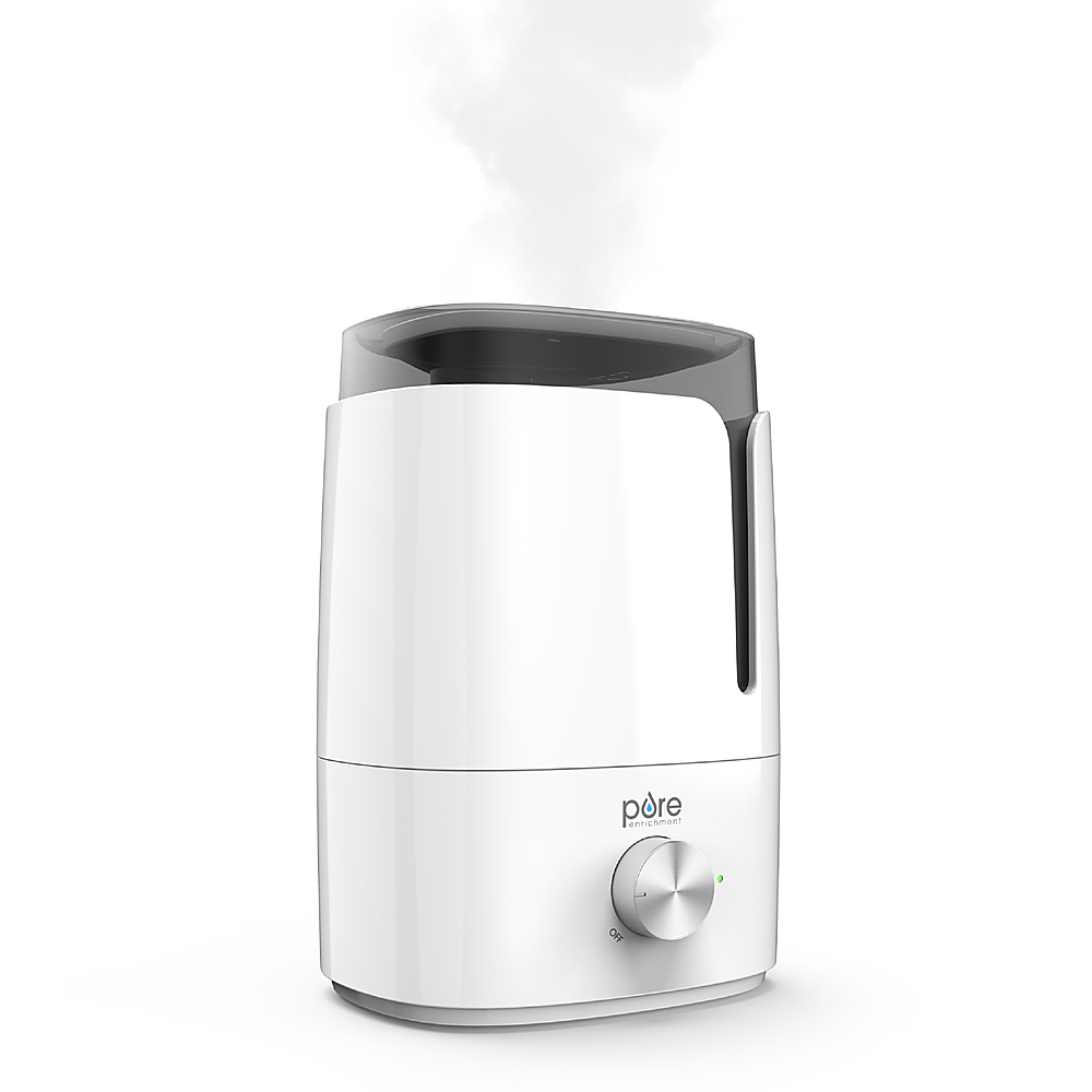 Pure Enrichment Ultrasonic Cool Mist Humidifier with Optional Night Light  White PEHUMSIL - Best Buy