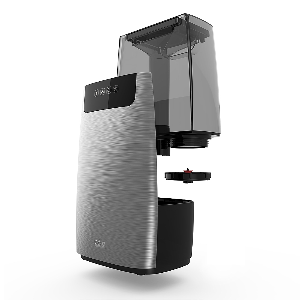 Alt View 12. Pure Enrichment - HumeXL Ultrasonic 1.3 Gal. Cool Mist Humidifier - White.