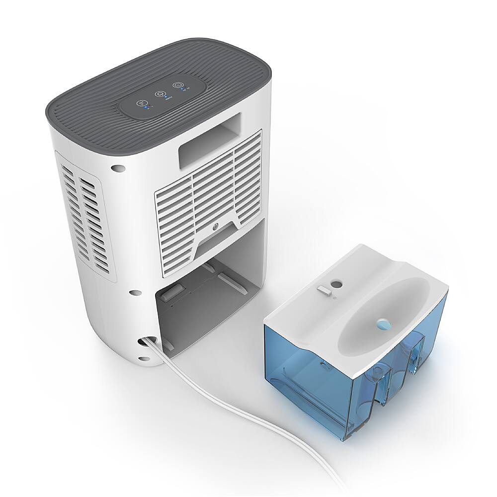 Alt View 12. Pure Enrichment - PureDry Deluxe 1.5L Dehumidifier - White.