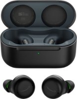 Amazon - Echo Buds (2nd Gen) True Wireless Noise Cancelling In-Ear Headphones - Black - Front_Zoom