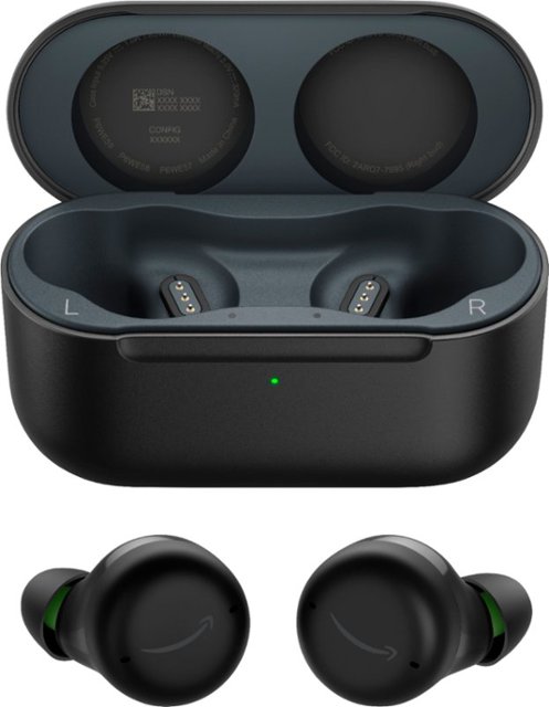 Amazon – Echo Buds (2nd Gen) | Wireless charging case – BLACK
