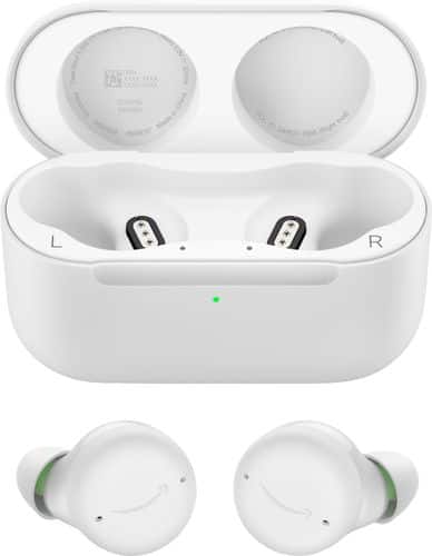 Echo Buds (2nd Gen) True Wireless Bluetooth Earbuds with Wireless Charging Case - Glacier White