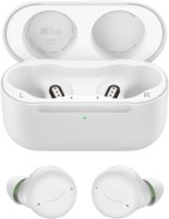 Amazon - Echo Buds (2nd Gen) True Wireless Noise Cancelling In-Ear Headphones with Wireless Charging Case - WHITE - Front_Zoom