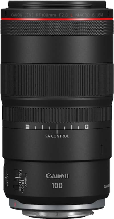 Canon RF100mm F2.8 L MACRO IS USM Telephoto Lens for EOS R Series Canon RF100mm F2.8 L MACRO IS USM Telephoto Lens for EOS R Series