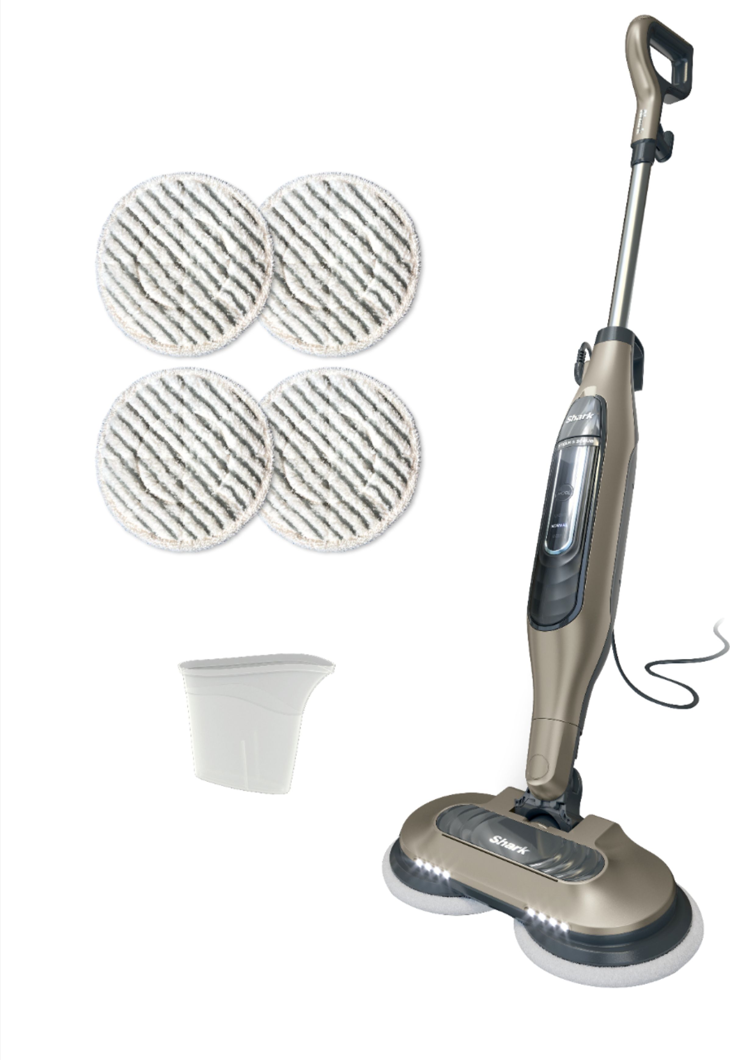 4 pezzi Steam & Scrub All-in-One Scrubbing Mop Carkio Tamponi di ricambio per mocio a vapore compatibili con Shark S7000AMZ S7001 S6002EU 