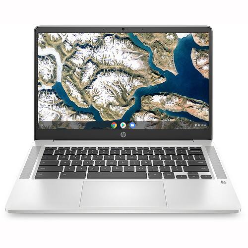 HP - 14" Chromebook - Intel Celetron N4000 - 4GB - 32GB eMMC-Front_Standard 