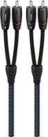 AudioQuest - Sydney 2' RCA-to-RCA Interconnect Cable - Dark Gray/Black - Front_Zoom