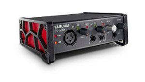 TASCAM - US-1X2HR USB Audio Interface - Black - Front_Zoom