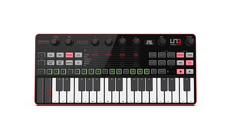 Best Buy: IK Multimedia UNO Synth Pro Desktop Black & Red IP-UNO 