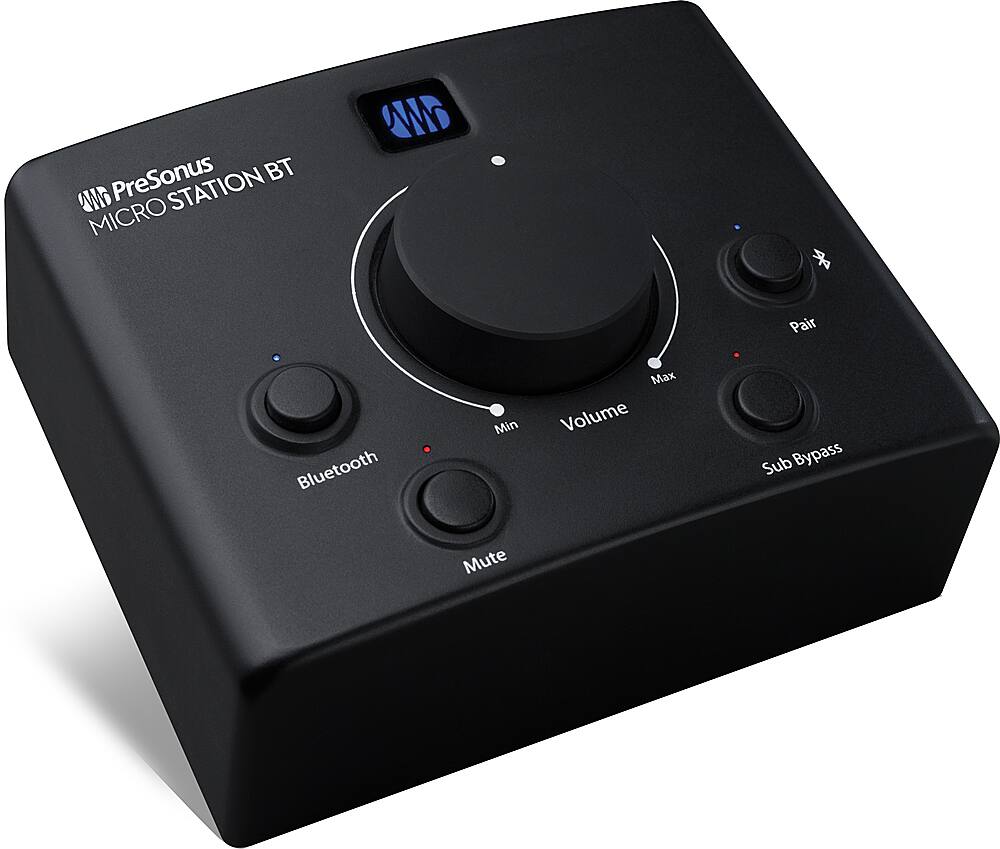 Left. PreSonus - MicroStation BT - Black.