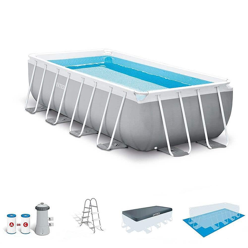 Questions And Answers Intex Rectangular Above Ground Pool Set Eh