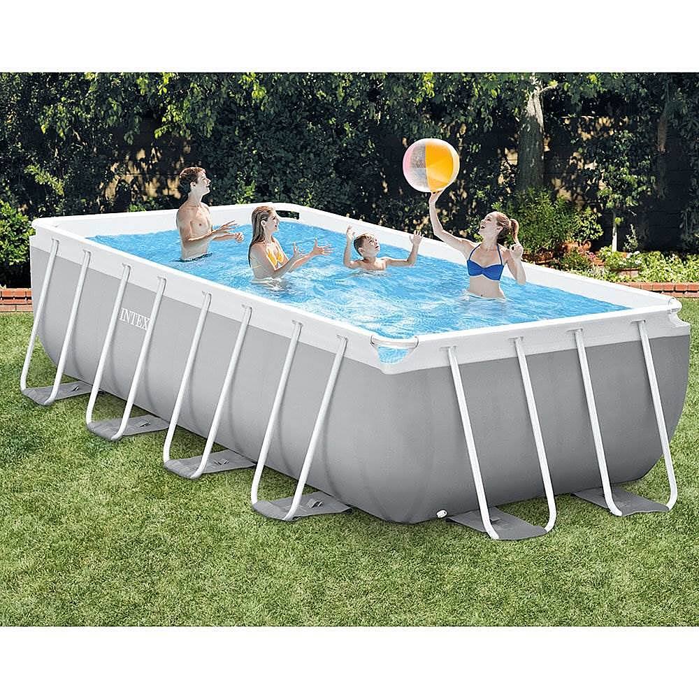 Alt View 16. Intex - Rectangular Above Ground Pool Set.