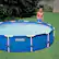 Alt View 15. Intex - Metal Frame Round Above Ground Swimming Pool with Pump.