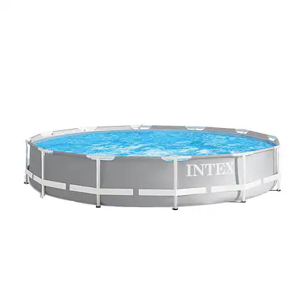 Alt View 11. Intex - Metal Frame Above Ground Pool w/ Pump.