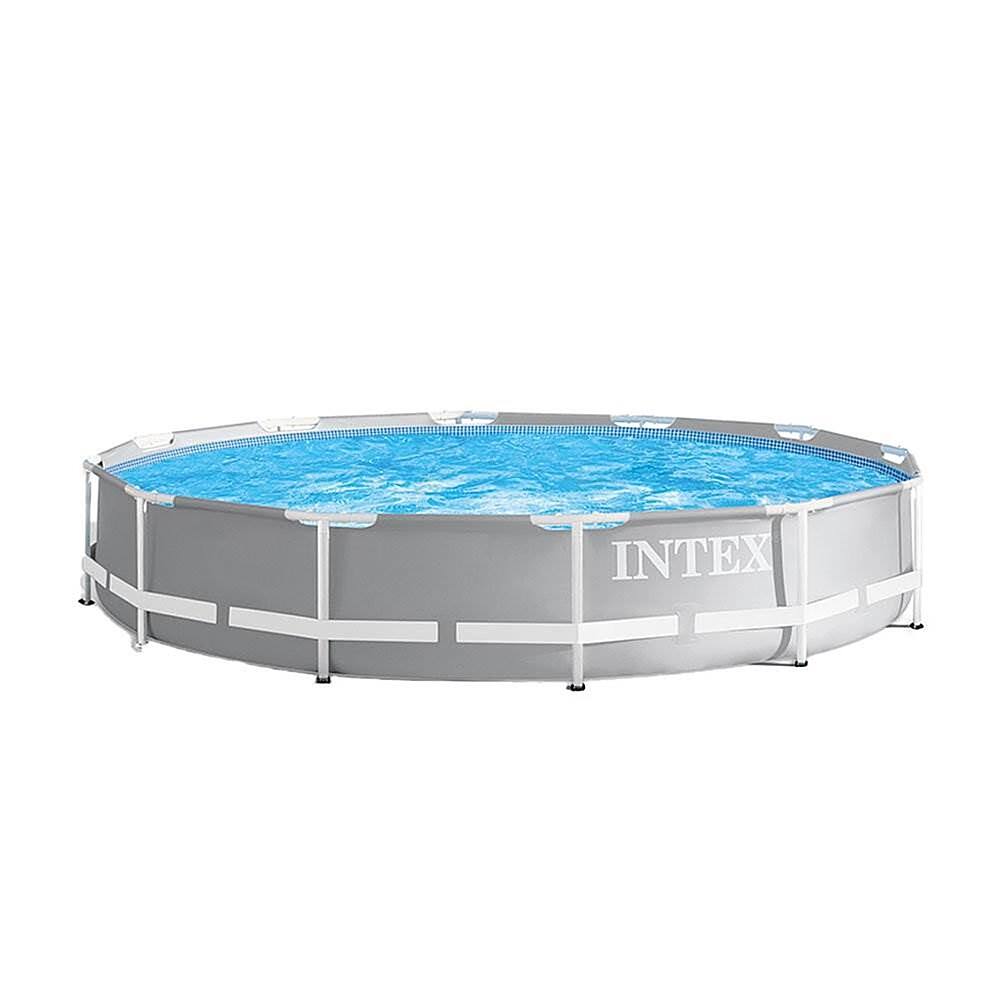 Alt View 11. Intex - Metal Frame Above Ground Pool w/ Pump.
