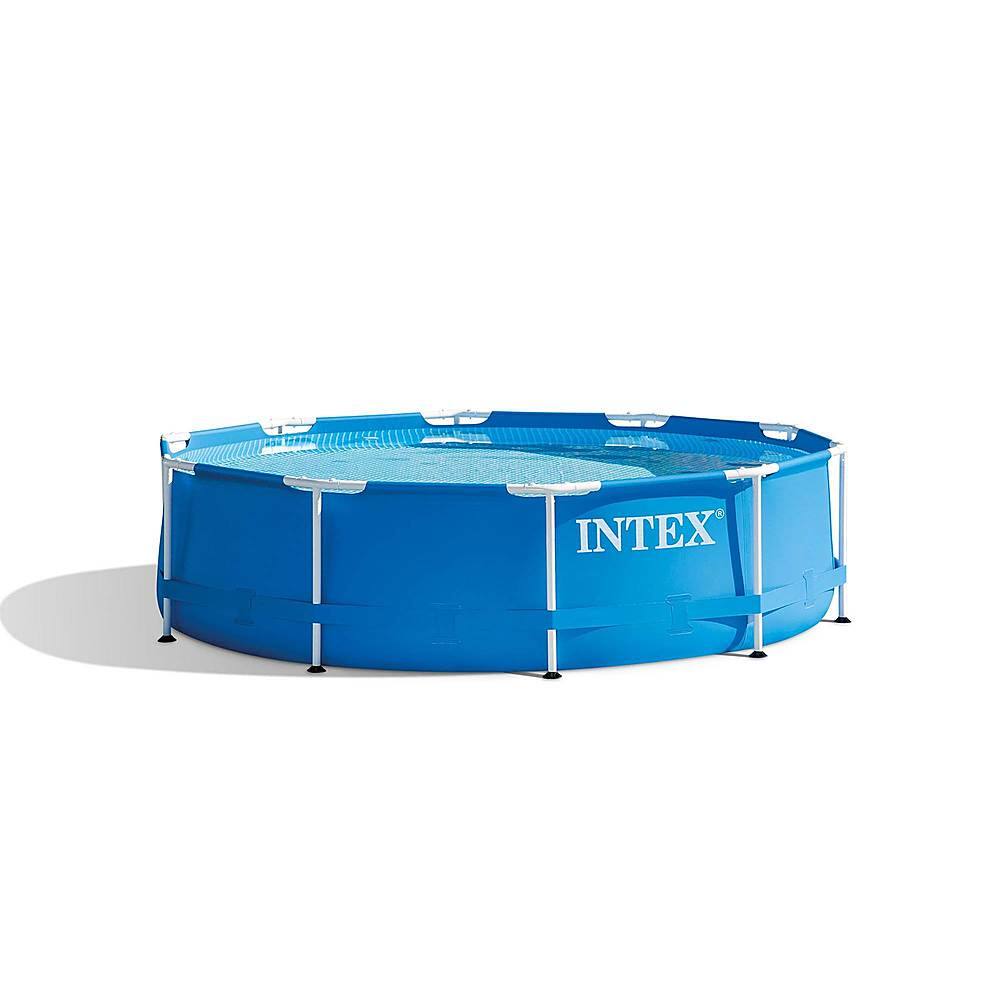 Alt View 14. Intex - Metal Frame Swimming Pool Set with Filter and Debris Cover.