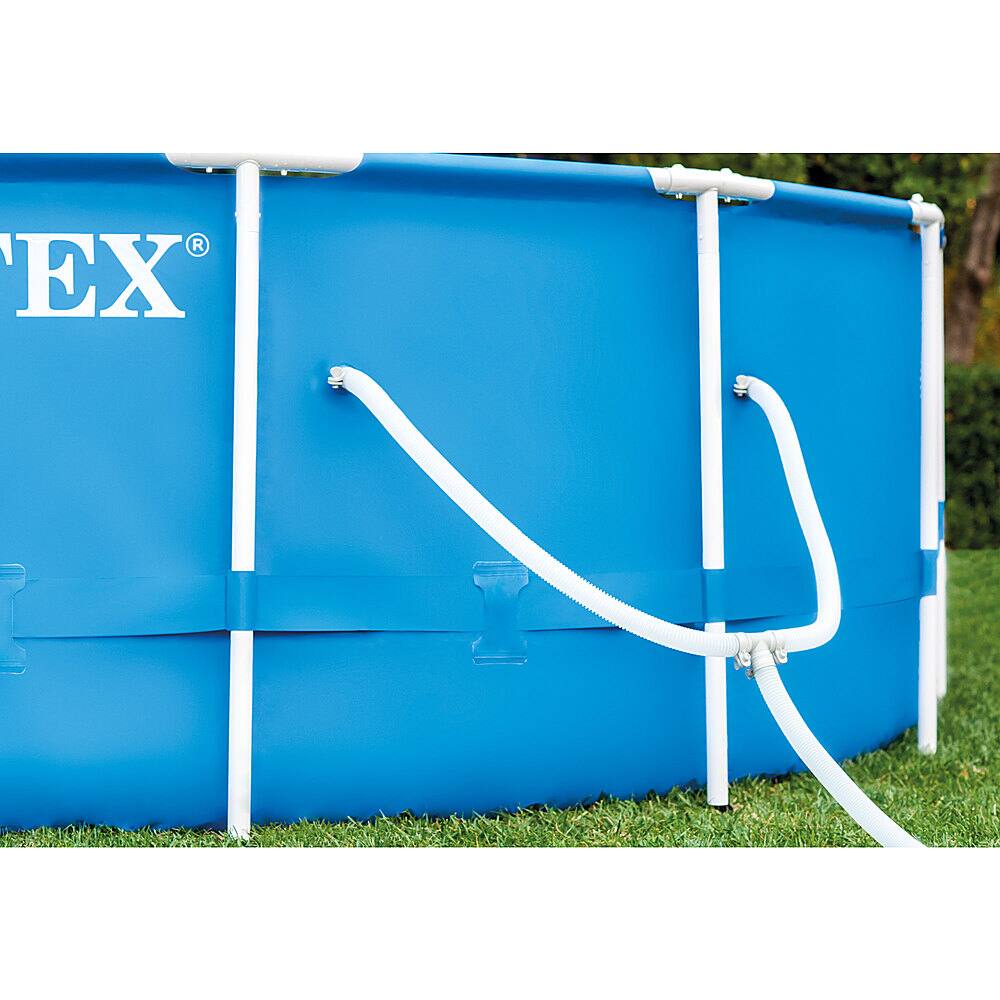 Best Buy Intex Metal Frame Above Ground Pool w/ Pump 28253EH