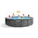Alt View 14. Intex - Steel Frame Pool w/ Cover, Ladder, & Pump.