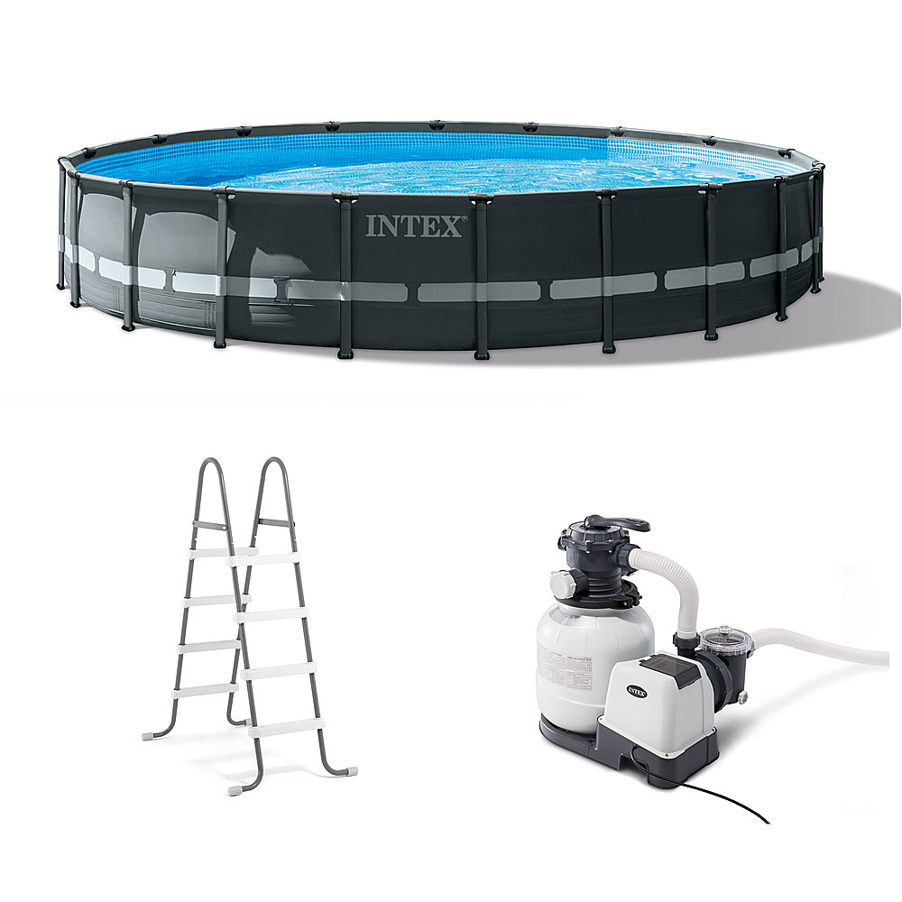 Intex - Swimming Pool Set w/ Sand Filter Pump