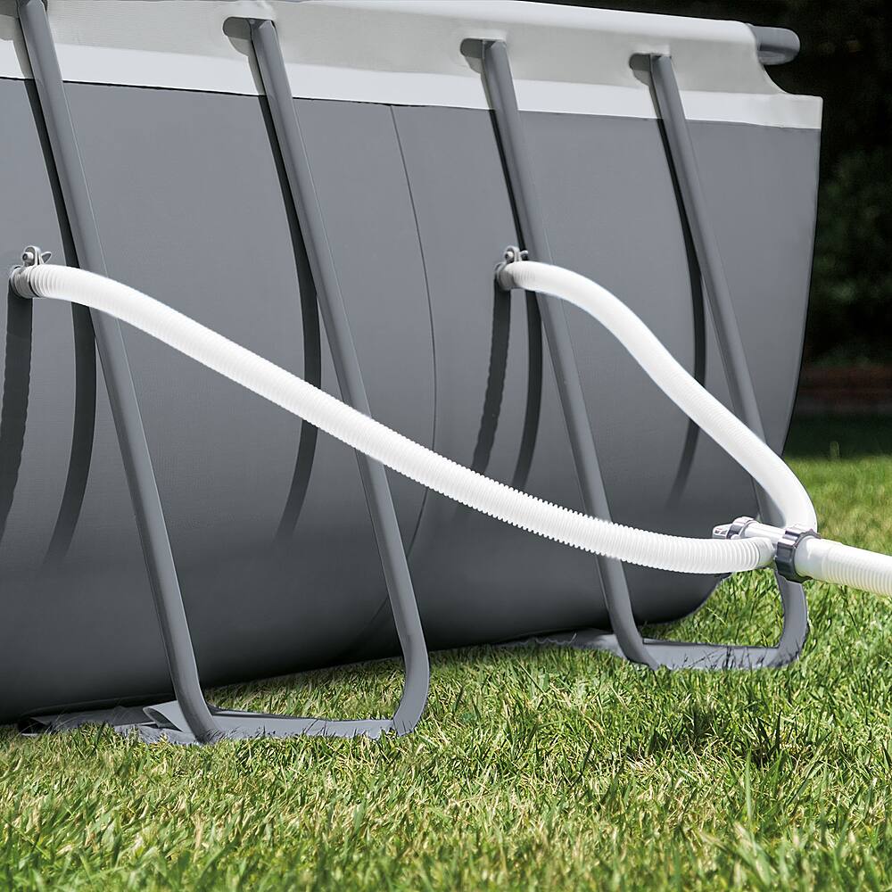 Alt View 13. Intex - Ultra XTR Rectangular Frame Swimming Pool Set w/Pump Filter.