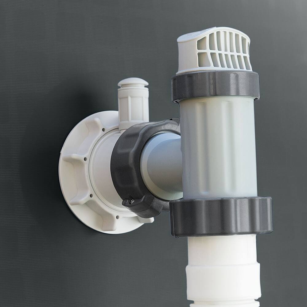 Alt View 16. Intex - Ultra XTR Rectangular Frame Swimming Pool Set w/Pump Filter.