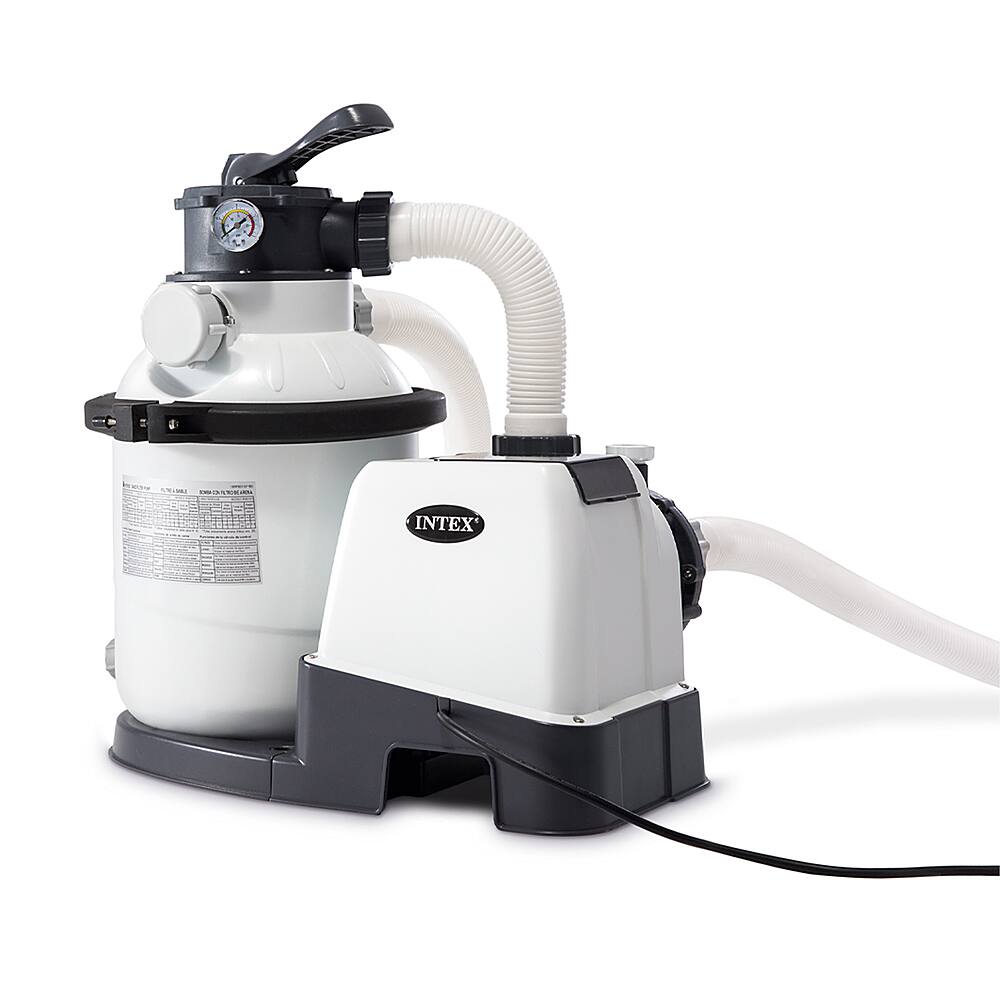 Alt View 11. Intex - Ultra XTR Rectangular Frame Swimming Pool Set w/Pump Filter.