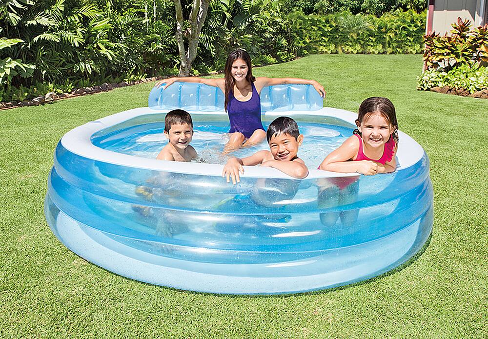 Alt View 16. Intex - Inflatable Lounge Pool for Ages 3+.