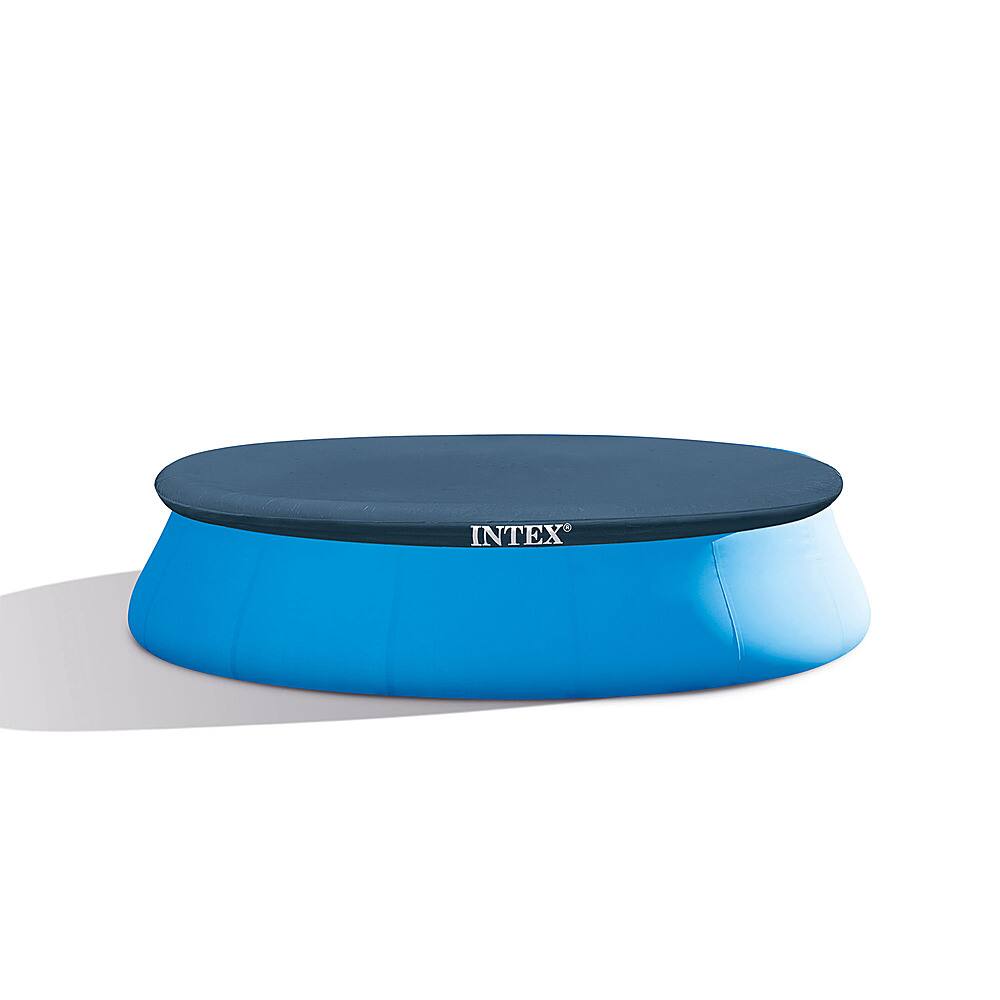 Angle. Intex - Inflatable Pool w Ladder and Pump.