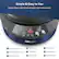 Alt View 14. Elite Gourmet - 5Qt. Digital Rapid Air Fryer/Multi-cooker with Top and Bottom Heating - Navy.