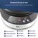 Alt View 14. Elite Gourmet - 5Qt. Digital Rapid Air Fryer/Multi-cooker with Top and Bottom Heating - White.
