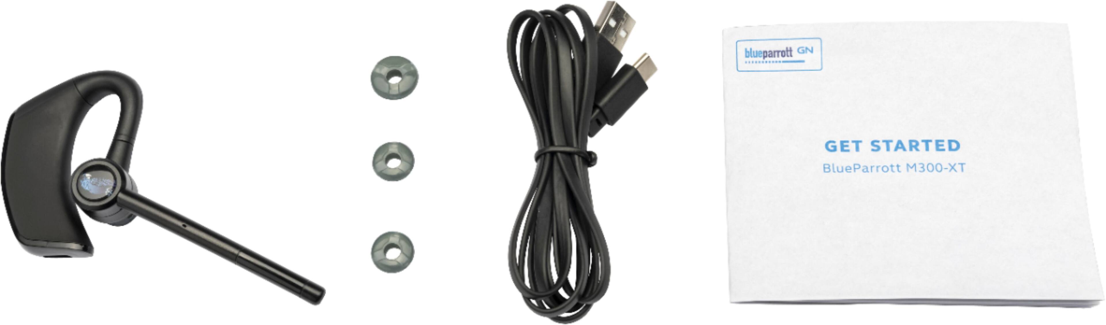 Alt View 13. BlueParrott - M300-XT Ultra-Light Noise-Cancelling Headset - Black.