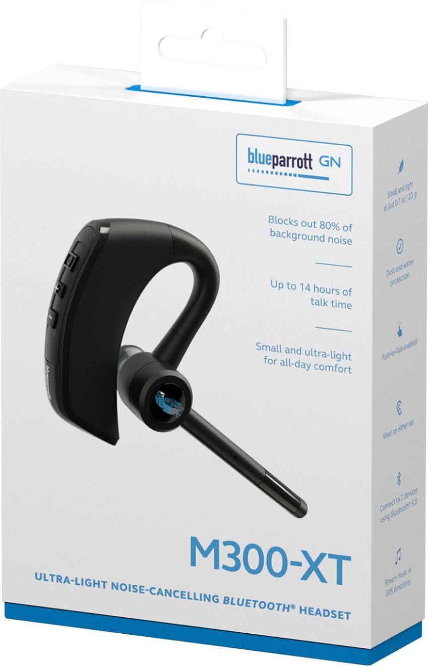 Alt View 14. BlueParrott - M300-XT Ultra-Light Noise-Cancelling Headset - Black.