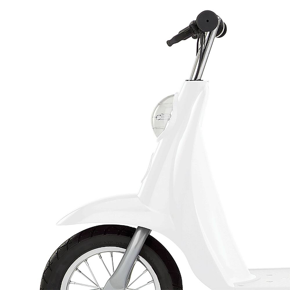 Alt View 13. Razor - Pocket Mod Miniature Euro 24V Electric Kids Ride On Retro Scooter - White.