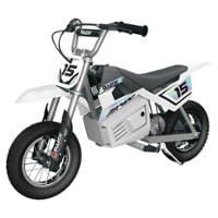 Razor - Dirt Rocket Toy Motocross Motorcycle Dirt eBike w/10 mi Max Operating Range & 14 mph Max Speed - White - Front_Zoom