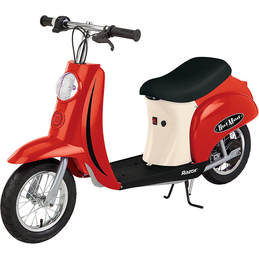 Photos - Ride-On Car Razor  Pocket Mod Miniature Euro 24V Electric Kids Ride On Retro Scooter - Red 15130656 